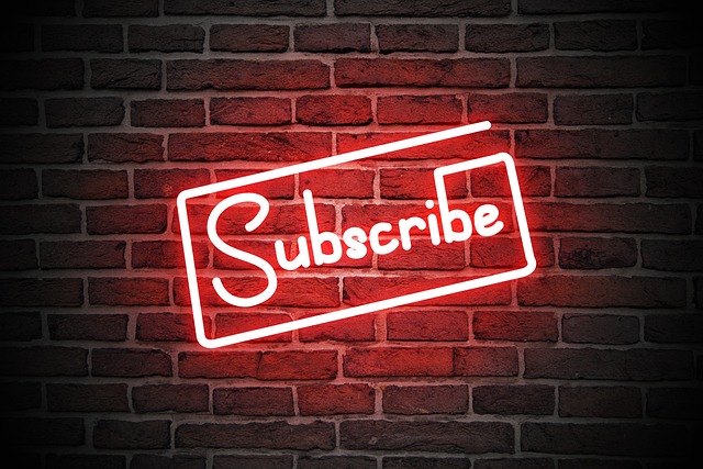 An image with the word Subscribe in red neon letters.